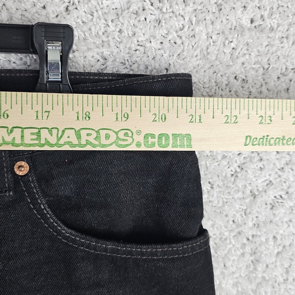 Vintage Levis 550 Jeans Men's 42x30 Black Relaxed Fit Western Y2K 90s Cowboy - Picture 3 of 8